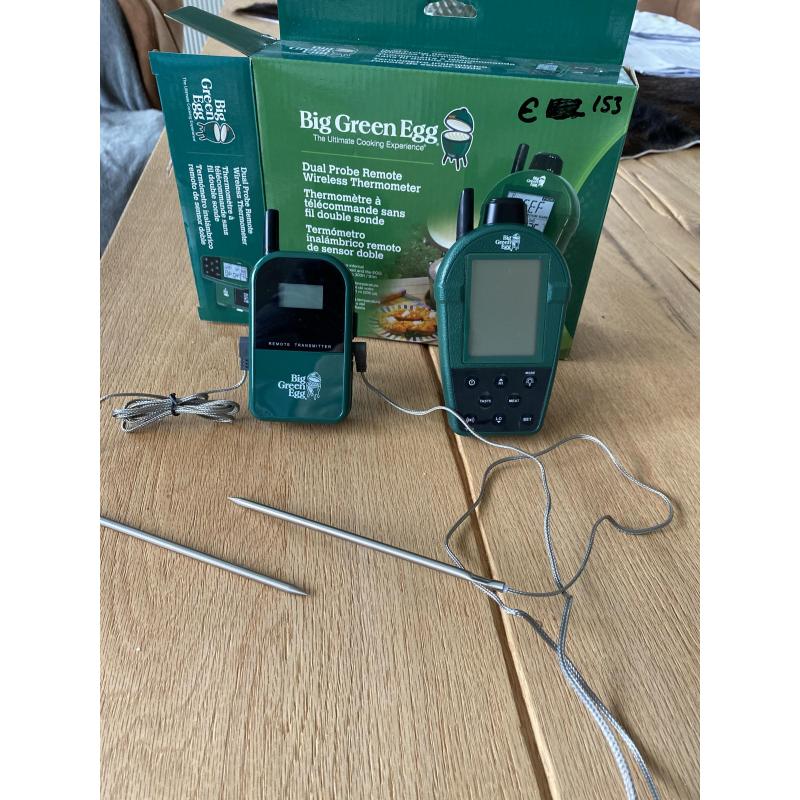 big green egg dual probe wireless thermometer