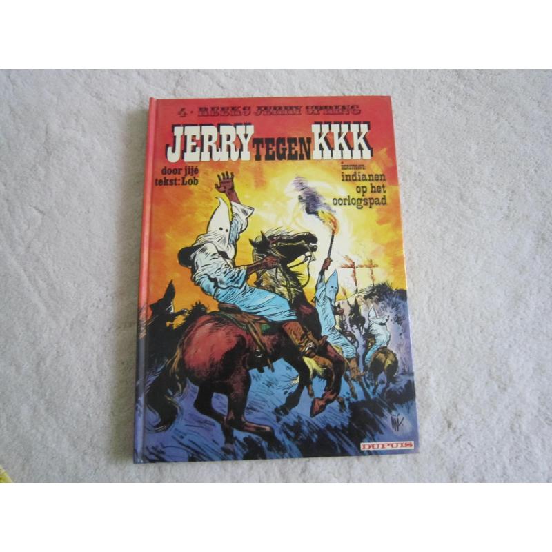 strips, hardcover, Jerry Spring, zwart/wit