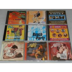 100-tal CD&#039;s pop, schlager, klassiek, wereld, metal, ...