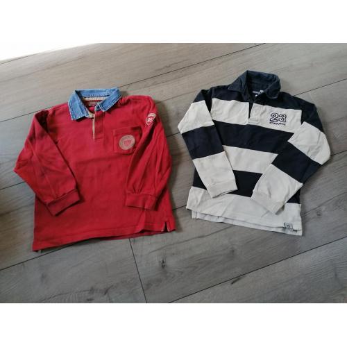 Polo-shirts maat 128 / 8 jaar met lange mouwen