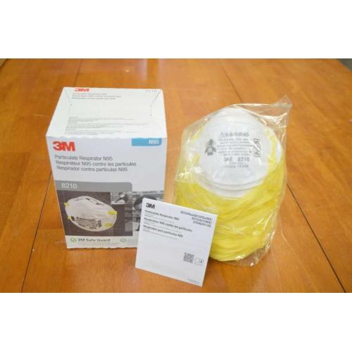3M 8210 N95 Approved Particulate Respirator Mask