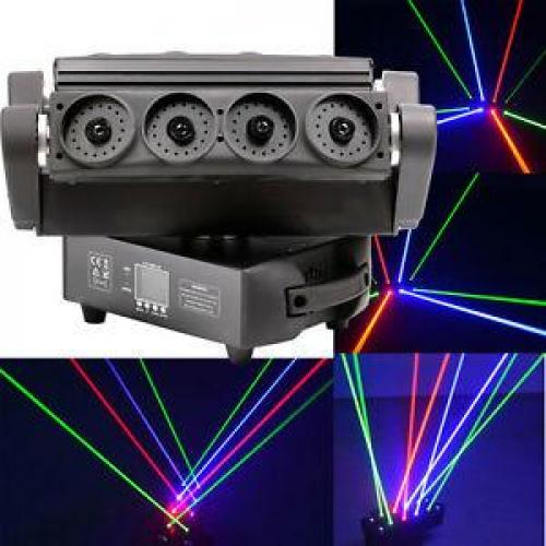 Te Koop RGB Laser spider moving head light   Led Derby