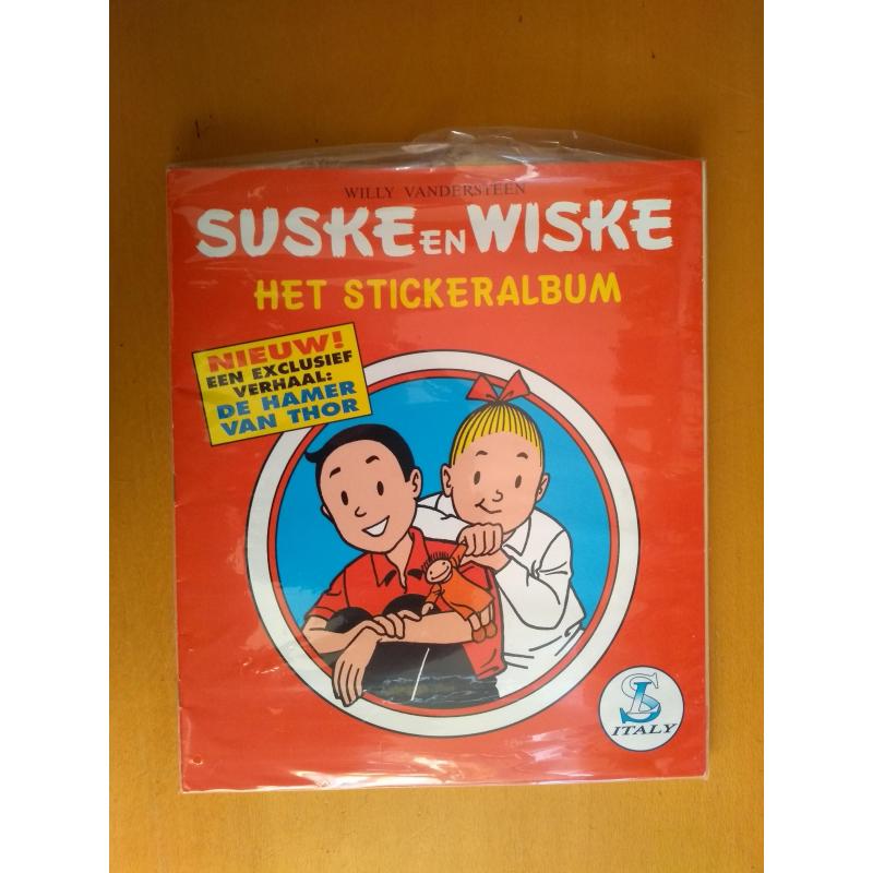 Suske en Wiske stickeralbum de Hamer van Thor