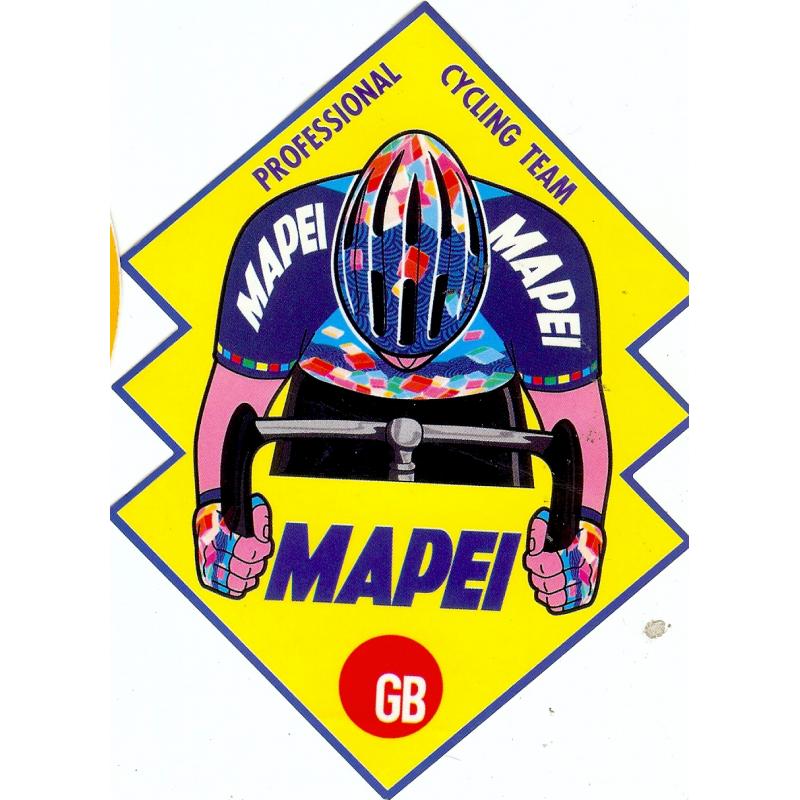 Sticker Wielerploeg Mapei