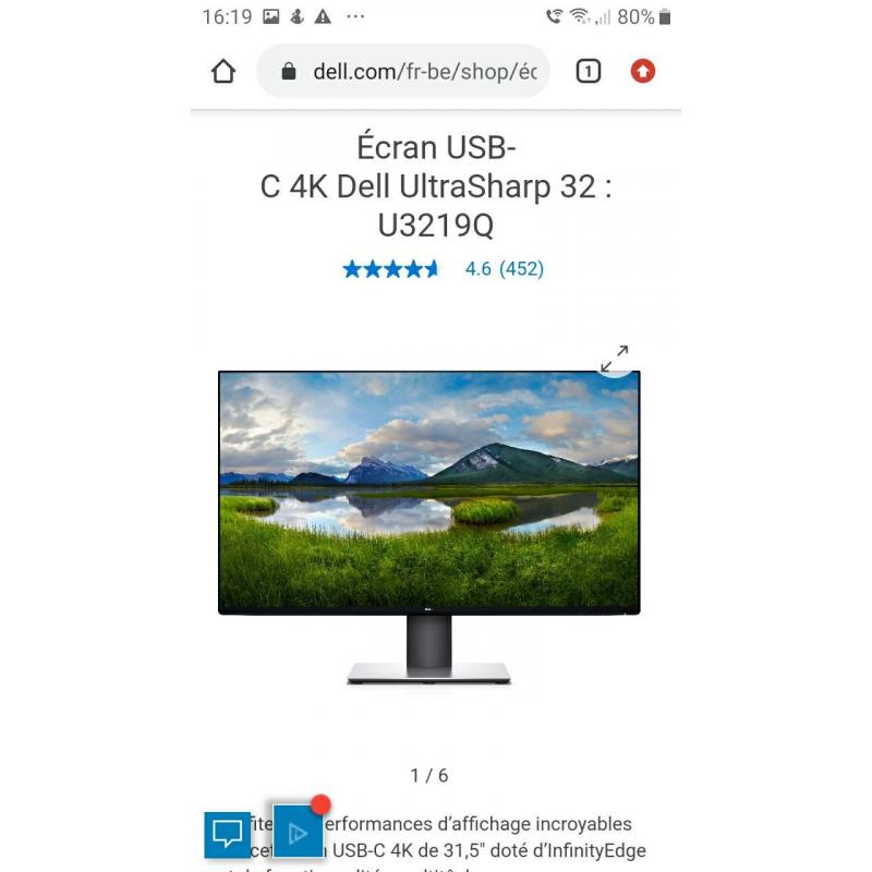 DELL Ultrasharp 32K - 4K - USB-C Monitor