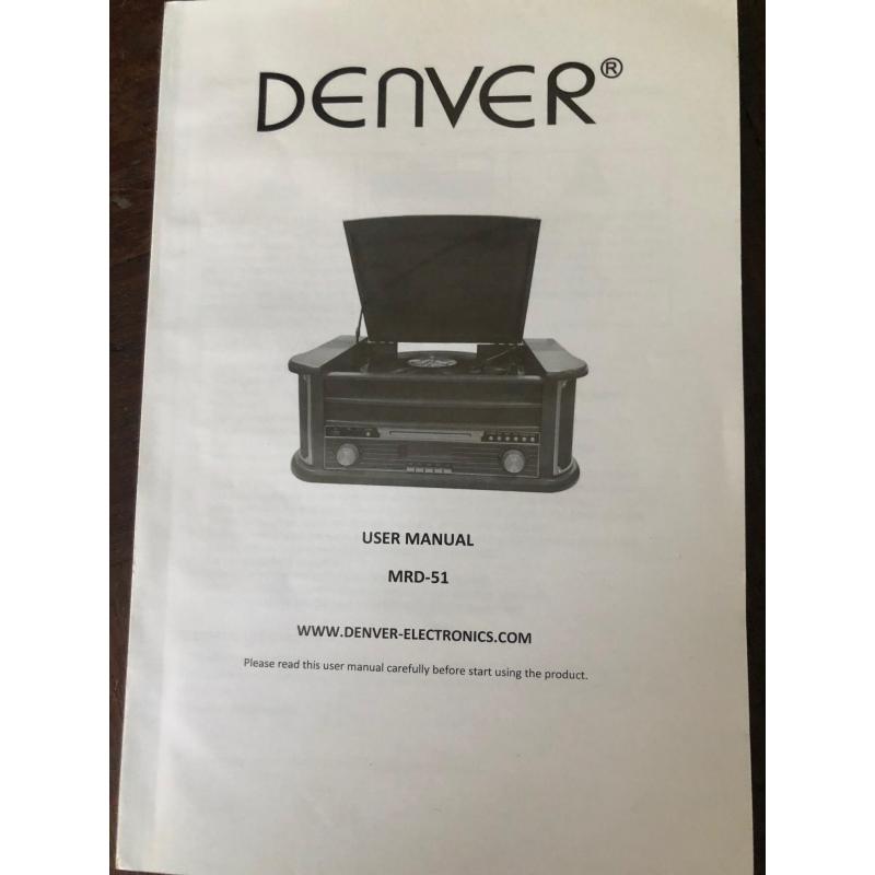 nooit gebruikte Denver multi-media set