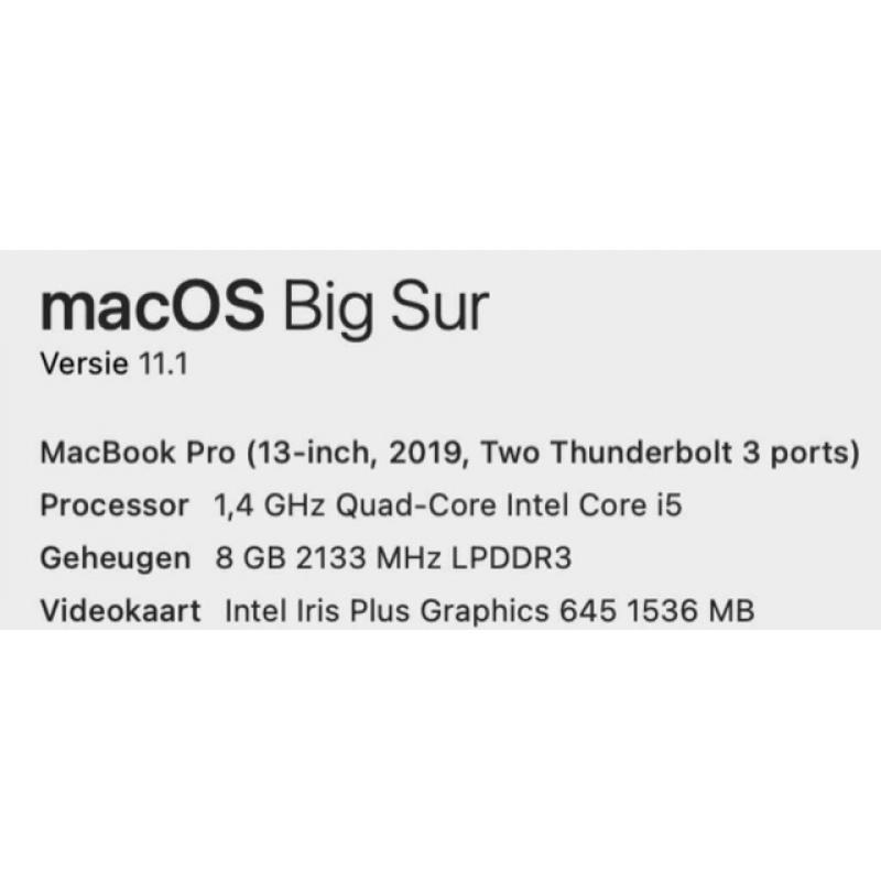 Macbook Pro 2019 Touchbar