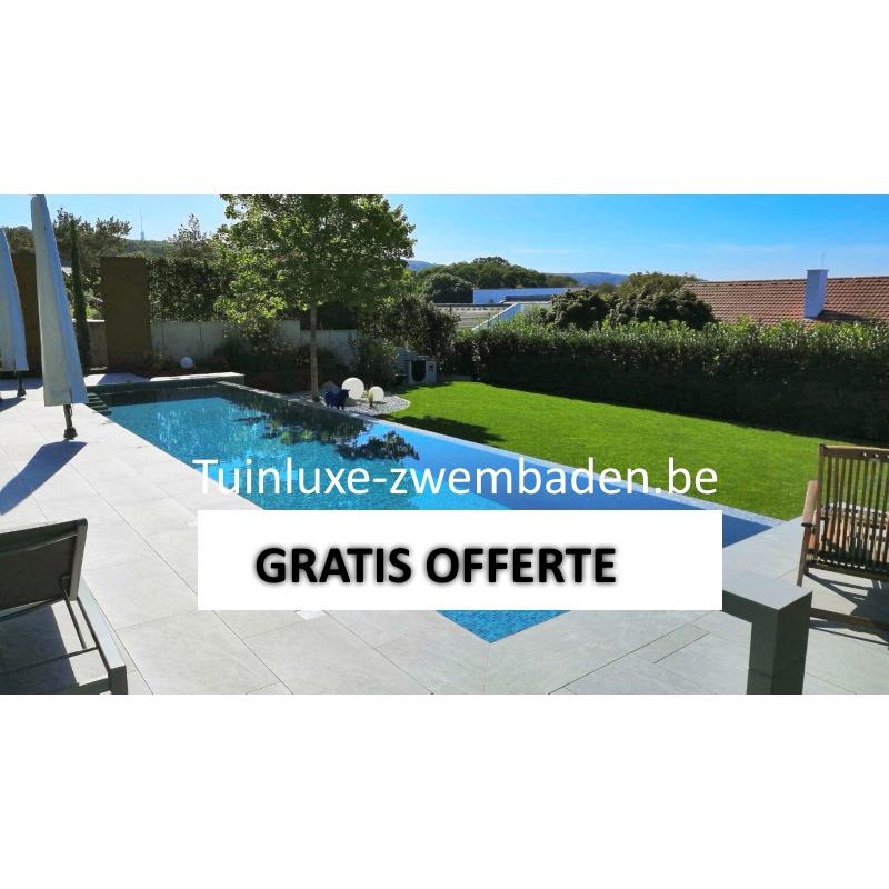 eigen zwembad in de tuin? Gratis offerte