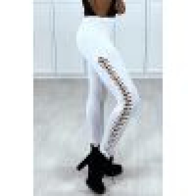 WITTE LEGGING