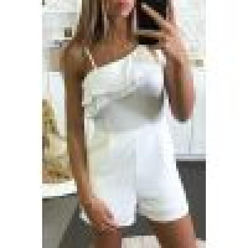 WITTE PLAYSUIT