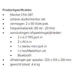 Studiomonitors Mackie CR4